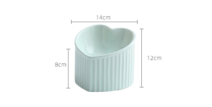 PawsieTilt Ceramic Bowl