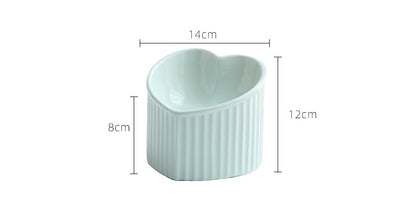 PawsieTilt Ceramic Bowl