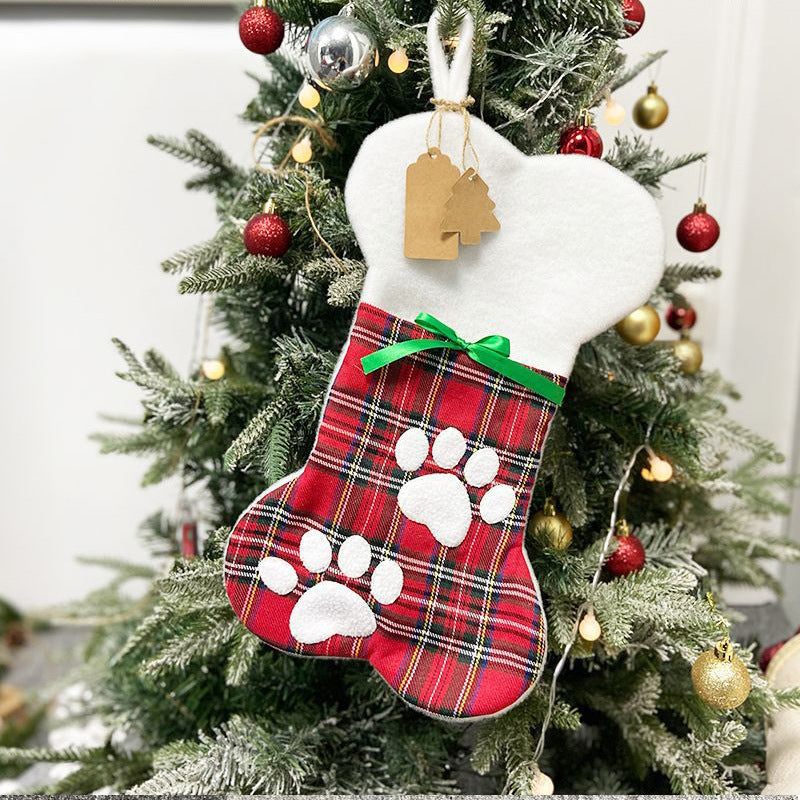 Bone Christmas Sock