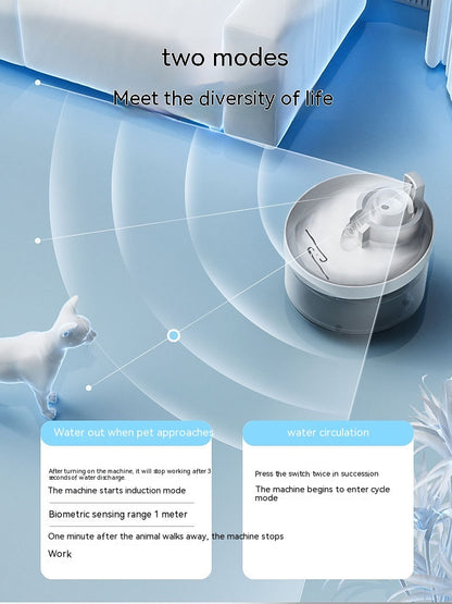 Water Fountain Wireless Induction Drink Fountain