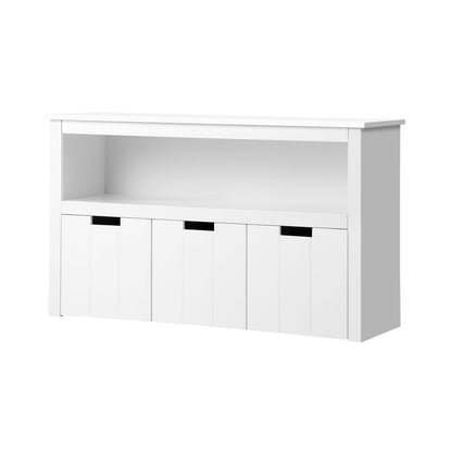 NNEED Wooden Kids Storage Cabinet With Portable Box-4