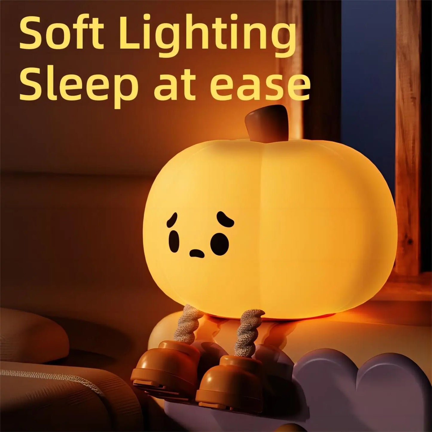 NNEOBA Cute Baby Pumpkin Night Lights-3