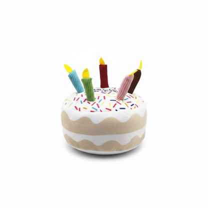 Pawty Time Birthday Cake Dog Toy
