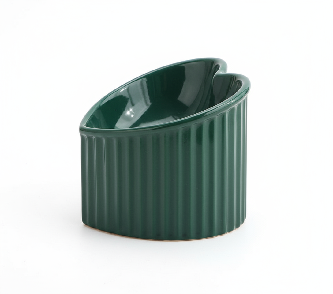 PawsieTilt Ceramic Bowl