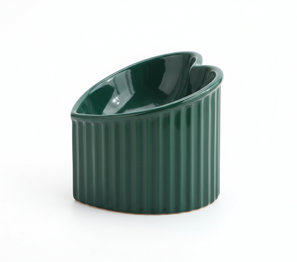 PawsieTilt Ceramic Bowl