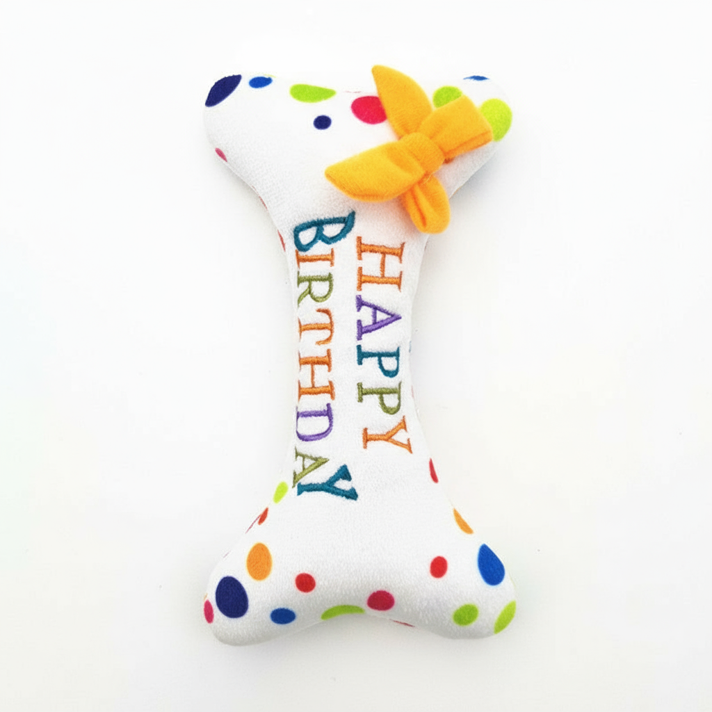 Pawty Time Birthday Cake Dog Toy