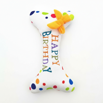 Pawty Time Birthday Cake Dog Toy