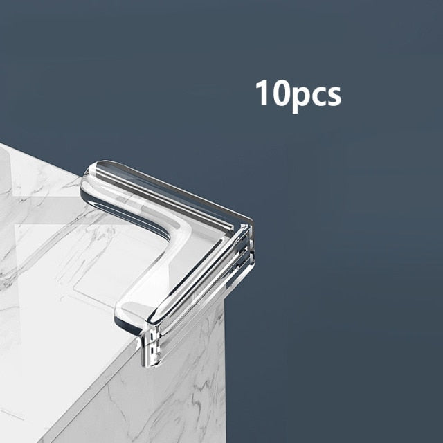 NNEOBA 8/10PCS Child Baby Safety Silicone Protector Table Corner Edge Protection Cover Children Anticollision Edge &amp; Guards For Kid-1